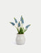 Artificial Hyacinth Plant in Ceramic Pot